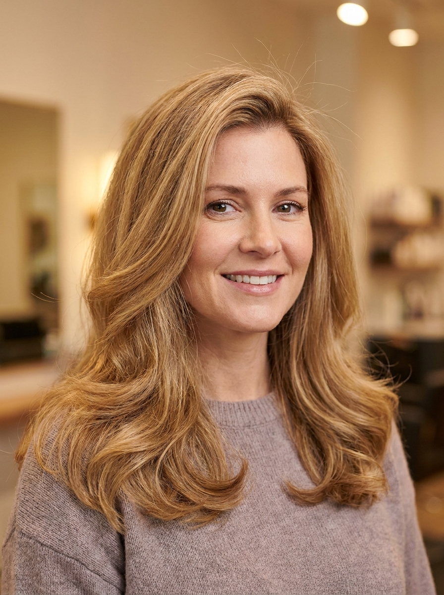 Classic Voluminous Blowout als Blowout Hairstyles Inspiration 2026